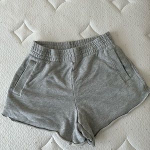 Aerie Sweat Shorts Gray Size Small